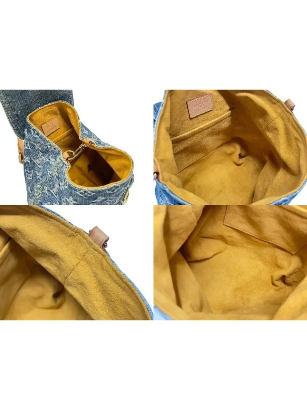 Louis Vuitton Mini Backpack a Dos PM Monogram Denim Indigo Gold